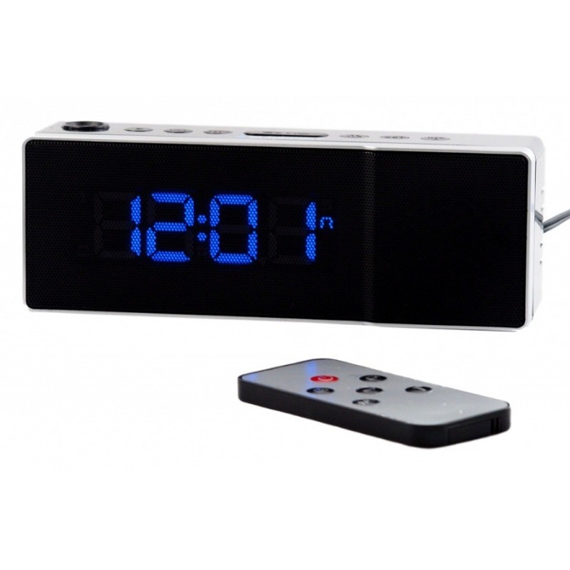 Hidden camera in clock